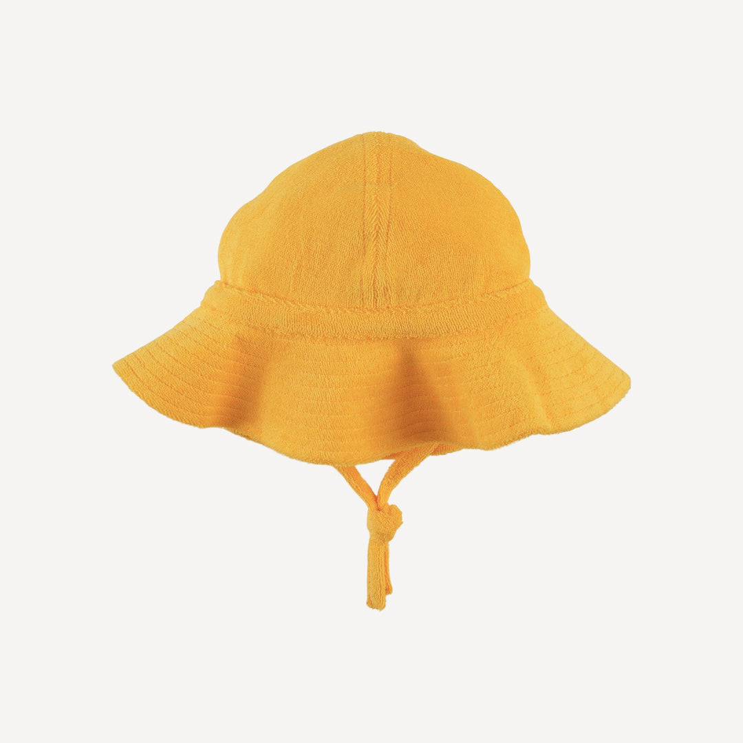sun hat | orange | organic cotton terry
