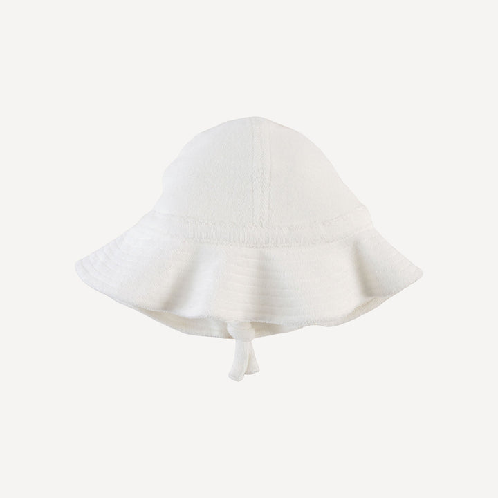 sun hat | coconut | organic cotton terry