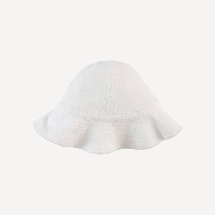 sun hat | coconut | organic cotton terry