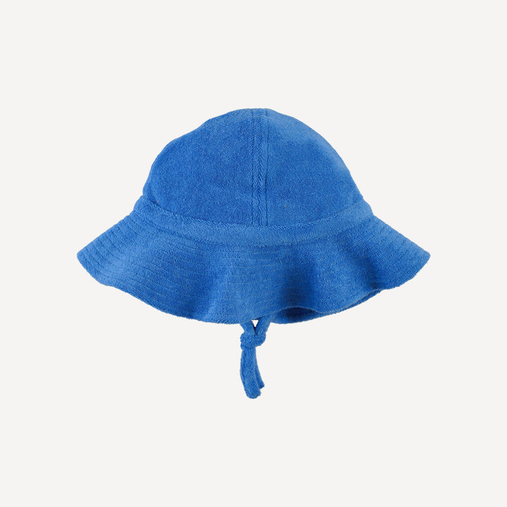 sun hat | vivid blue | organic cotton terry