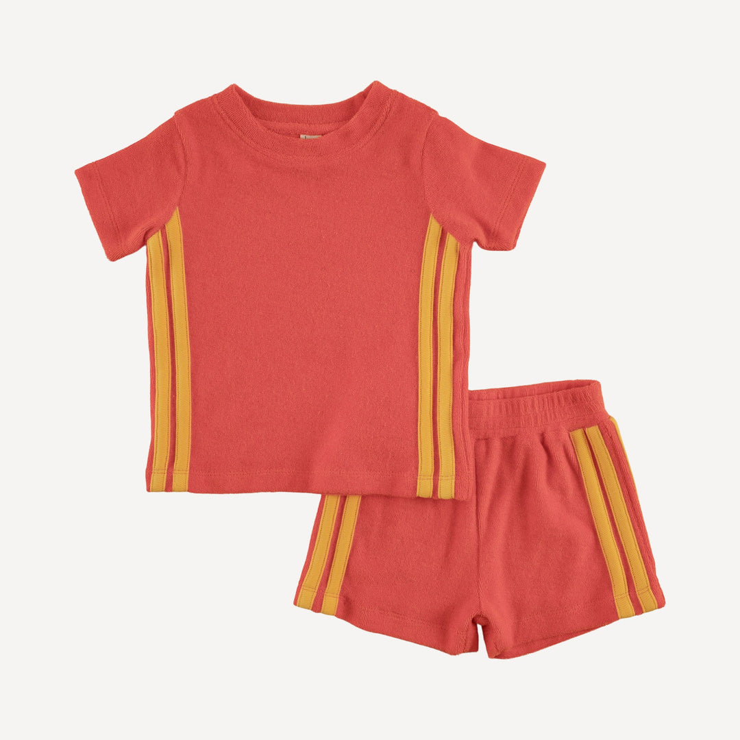 andrew set | emberglow | organic cotton terry
