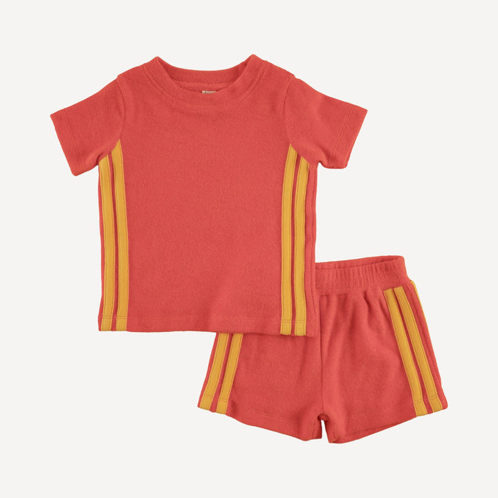 andrew set | emberglow | organic cotton terry