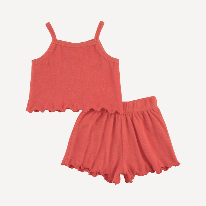 jade short set | emberglow | organic cotton terry