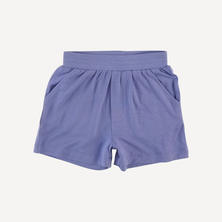 short sleeve topstitch tee + short set | italian boat | bamboo