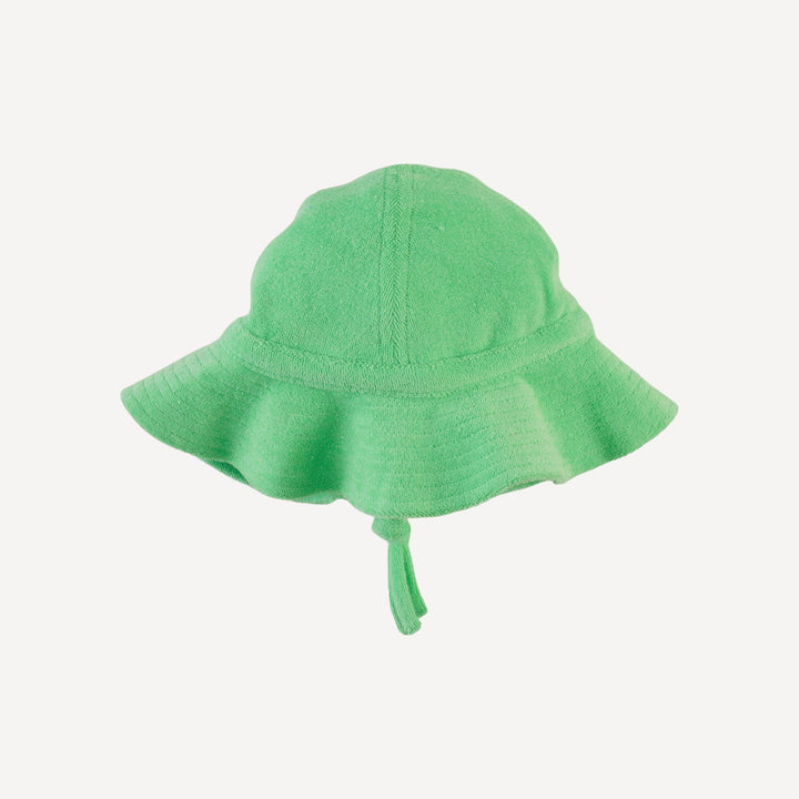 sun hat | summer green | organic cotton terry