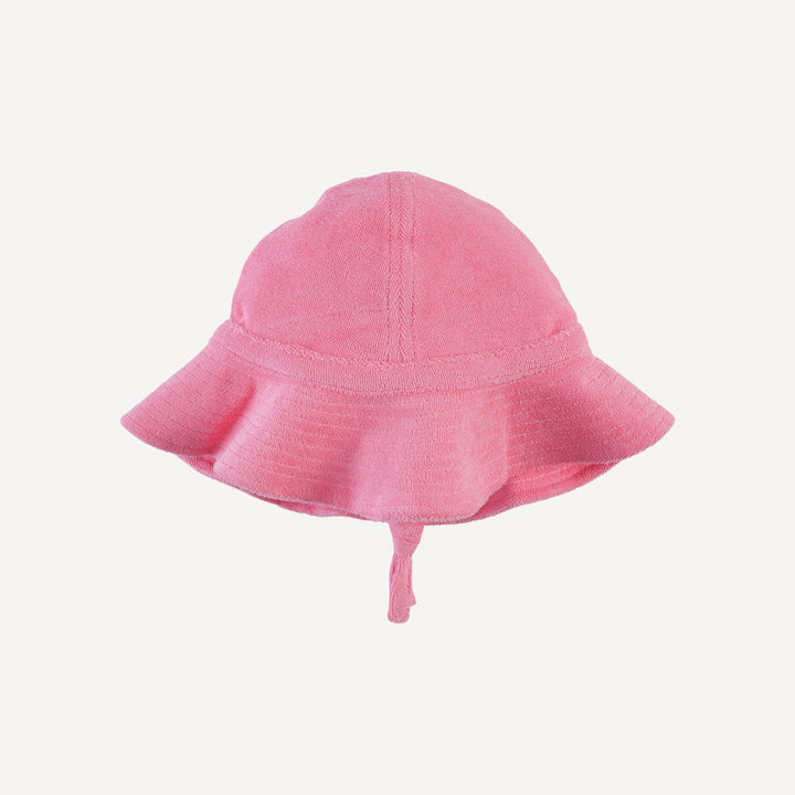 sun hat | tropical pink | organic cotton terry