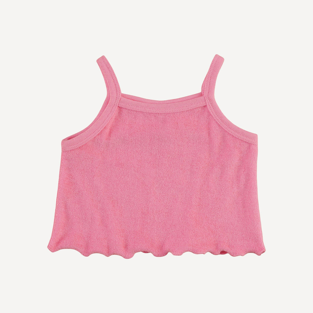 jade short set | tropical pink | organic cotton terry