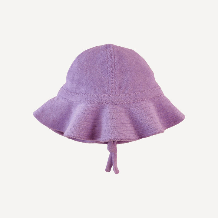 sun hat | vivid violet | organic cotton terry