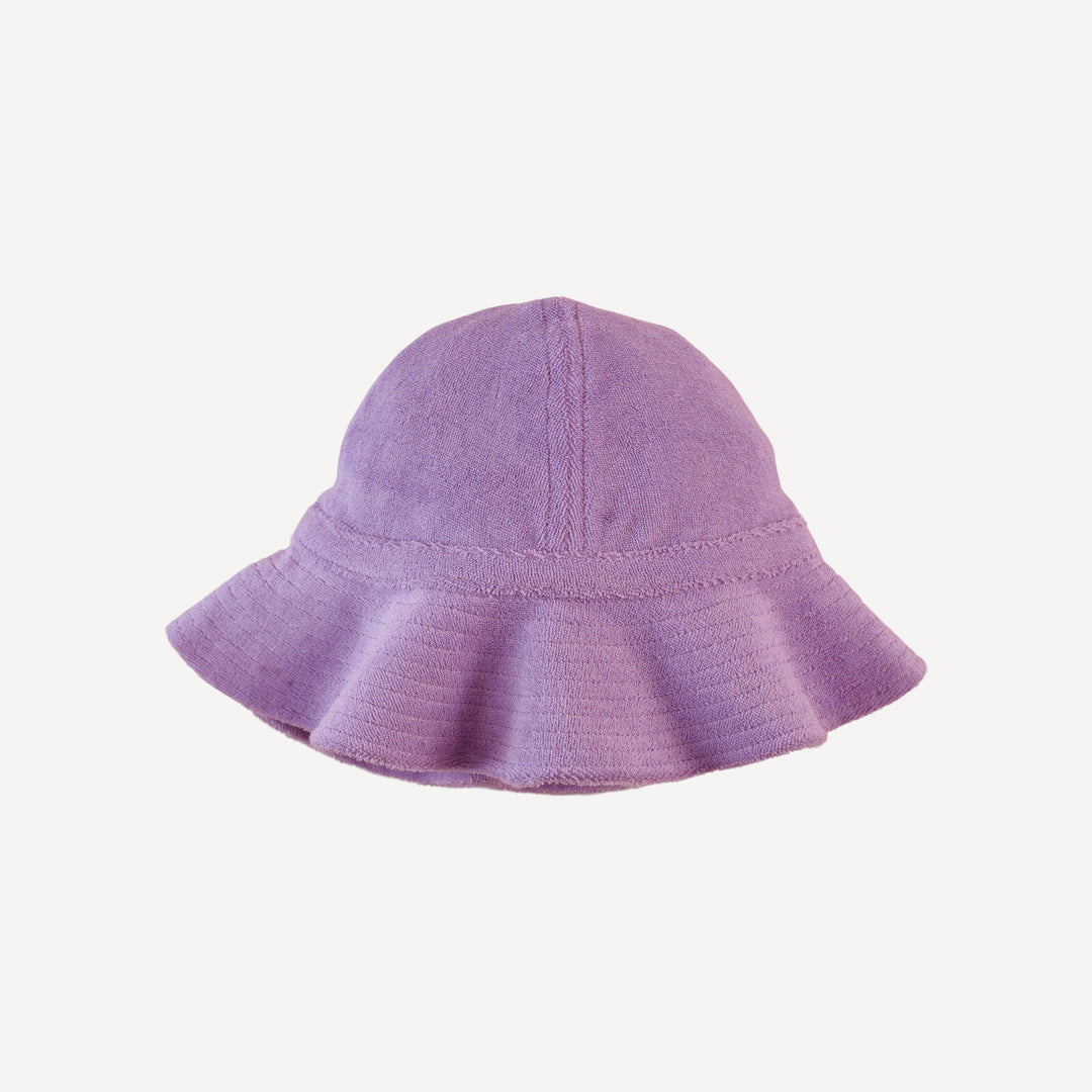 sun hat | vivid violet | organic cotton terry