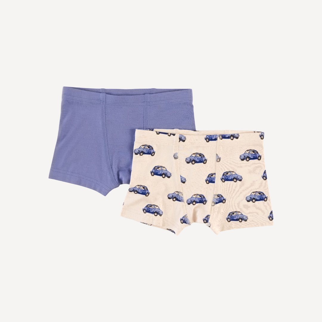 boxer set of 2 | vintage mini car | bamboo