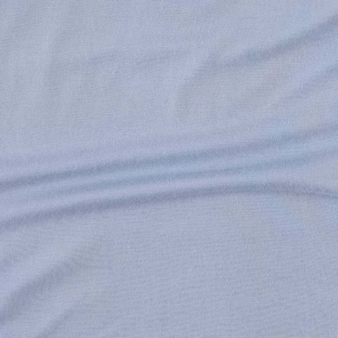 long sleeve baseball henley tee | baby blue | bamboo