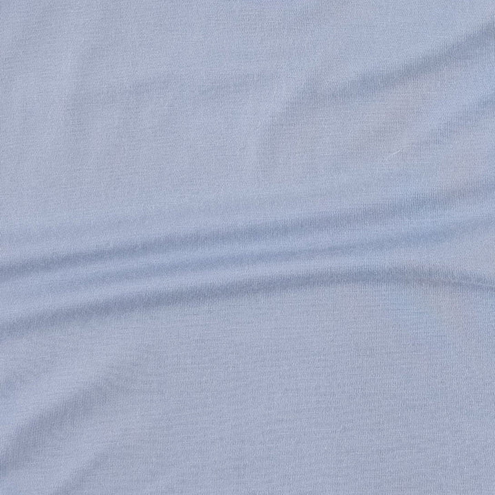 long sleeve baseball henley tee | baby blue | bamboo