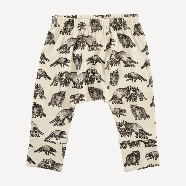 classic panda pant | raccoons | bamboo