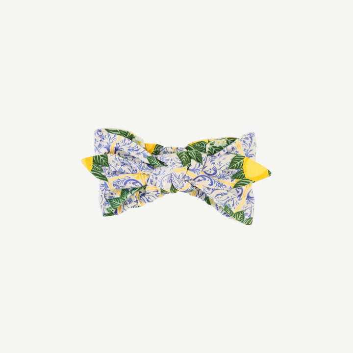 knot top headband | lemons | bamboo