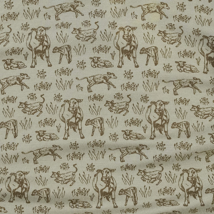 long sleeve baseball henley tee | cow pasture | bamboo