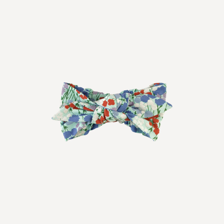knot top headband | impressionist floral | bamboo