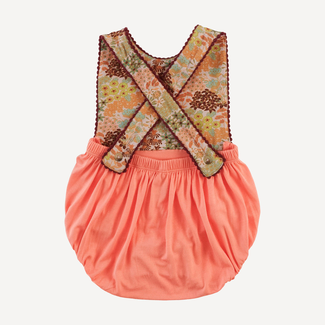 the gretel bubble | pink ditsy garden | bamboo