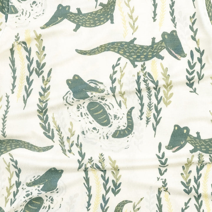 womens basic tee | crocodile | bamboo