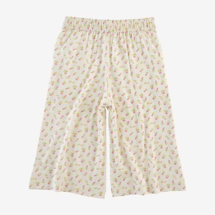 piped sailor pant | rose bud | bamboo
