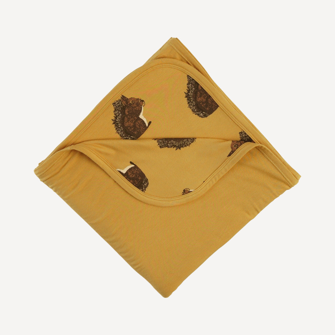 double layer blanket | acorn squirrel | bamboo