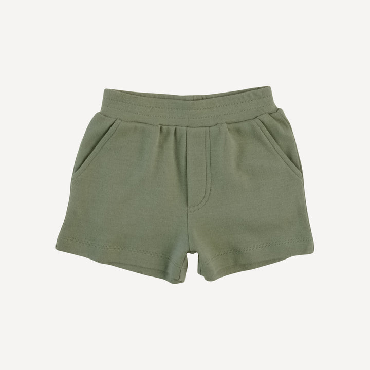 liam short set | green veggies | organic cotton interlock