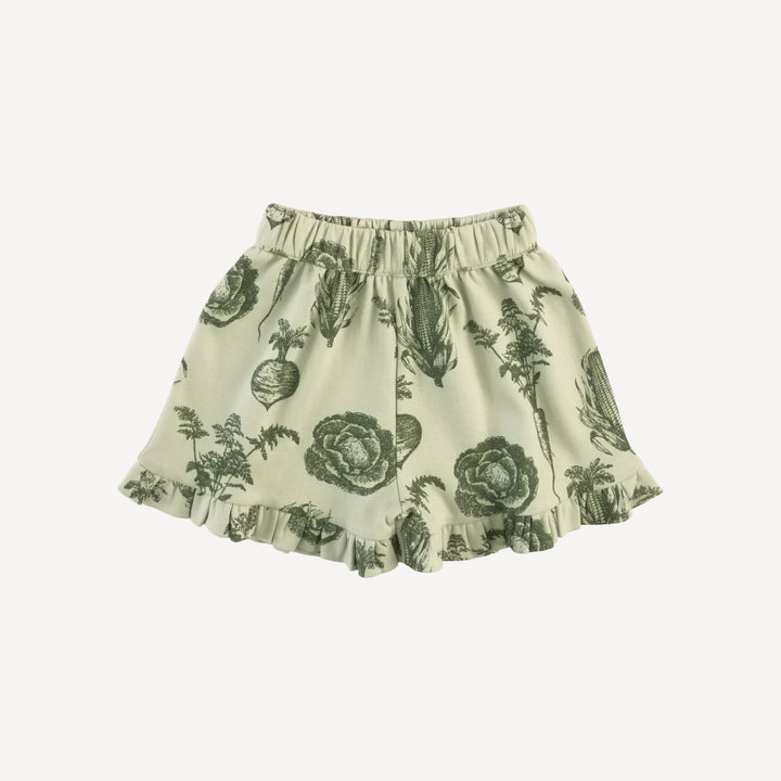 lively set | green veggies | organic cotton interlock