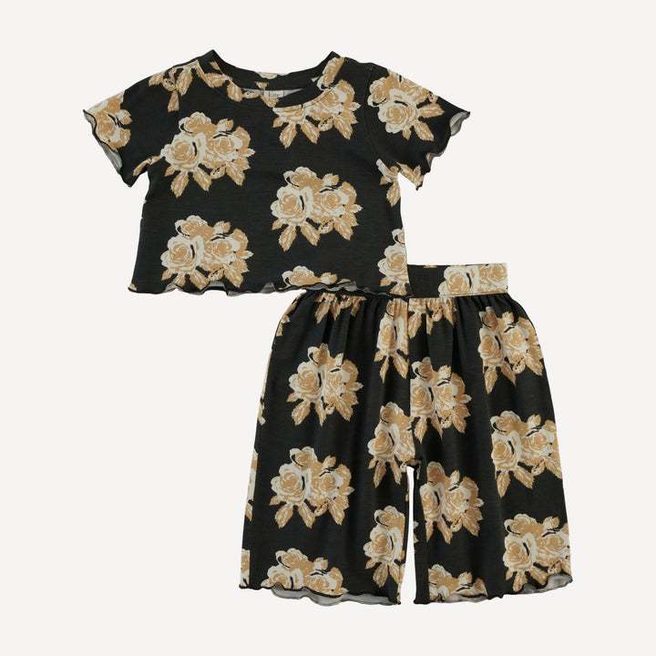 short sleeve jade set | taffy rose | bamboo