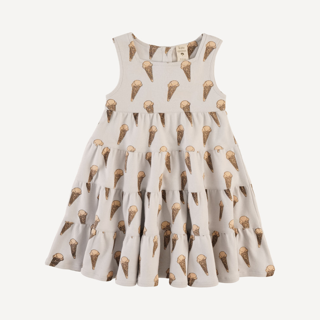 fiesta dress | ice cream cone | organic cotton interlock