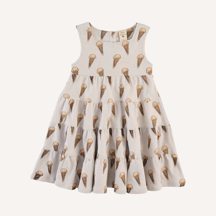 fiesta dress | ice cream cone | organic cotton interlock