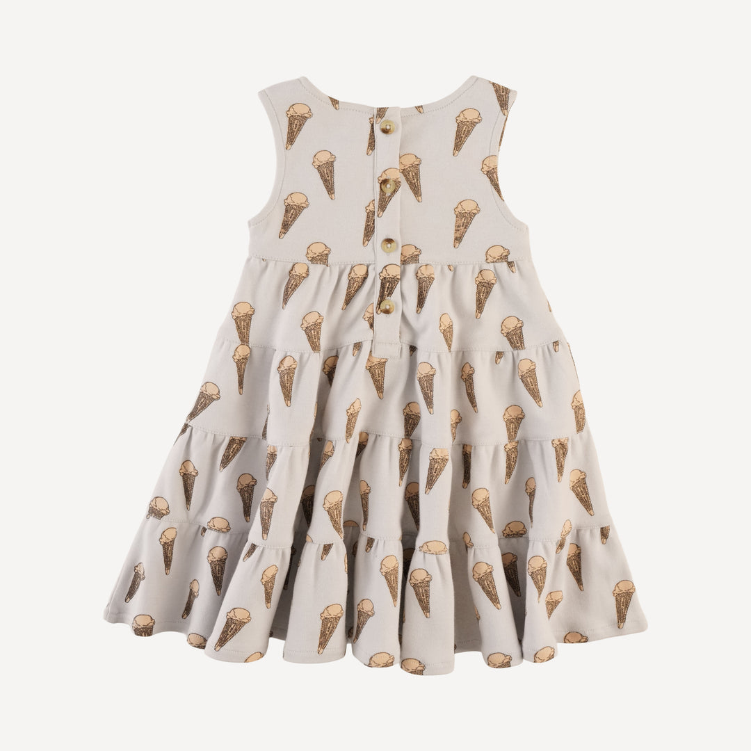 fiesta dress | ice cream cone | organic cotton interlock