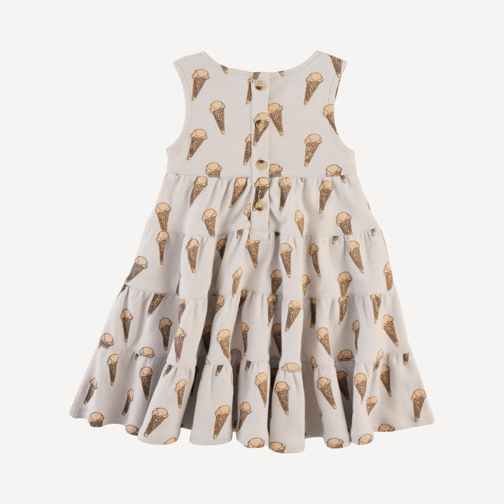 fiesta dress | ice cream cone | organic cotton interlock