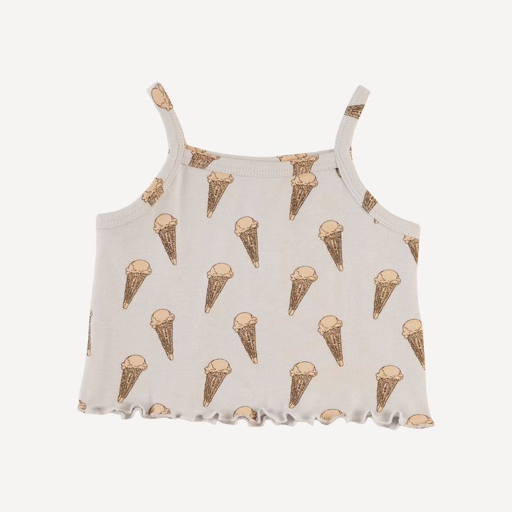 jade set | ice cream cone | organic cotton interlock