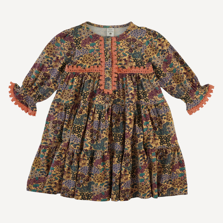 long sleeve lace prairie dress | taffy ditsy | bamboo