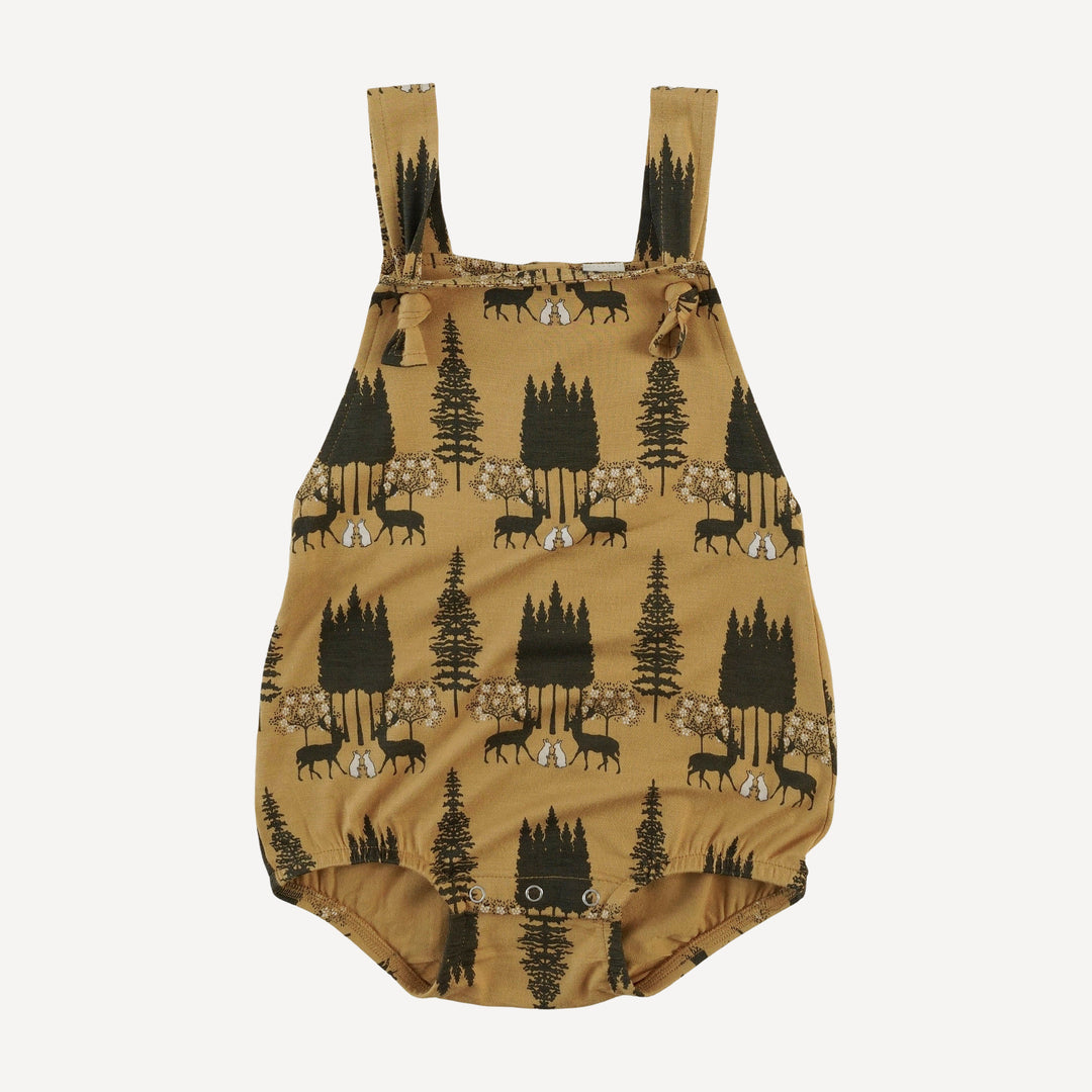 tie overall bubble | taffy magical forest | bamboo