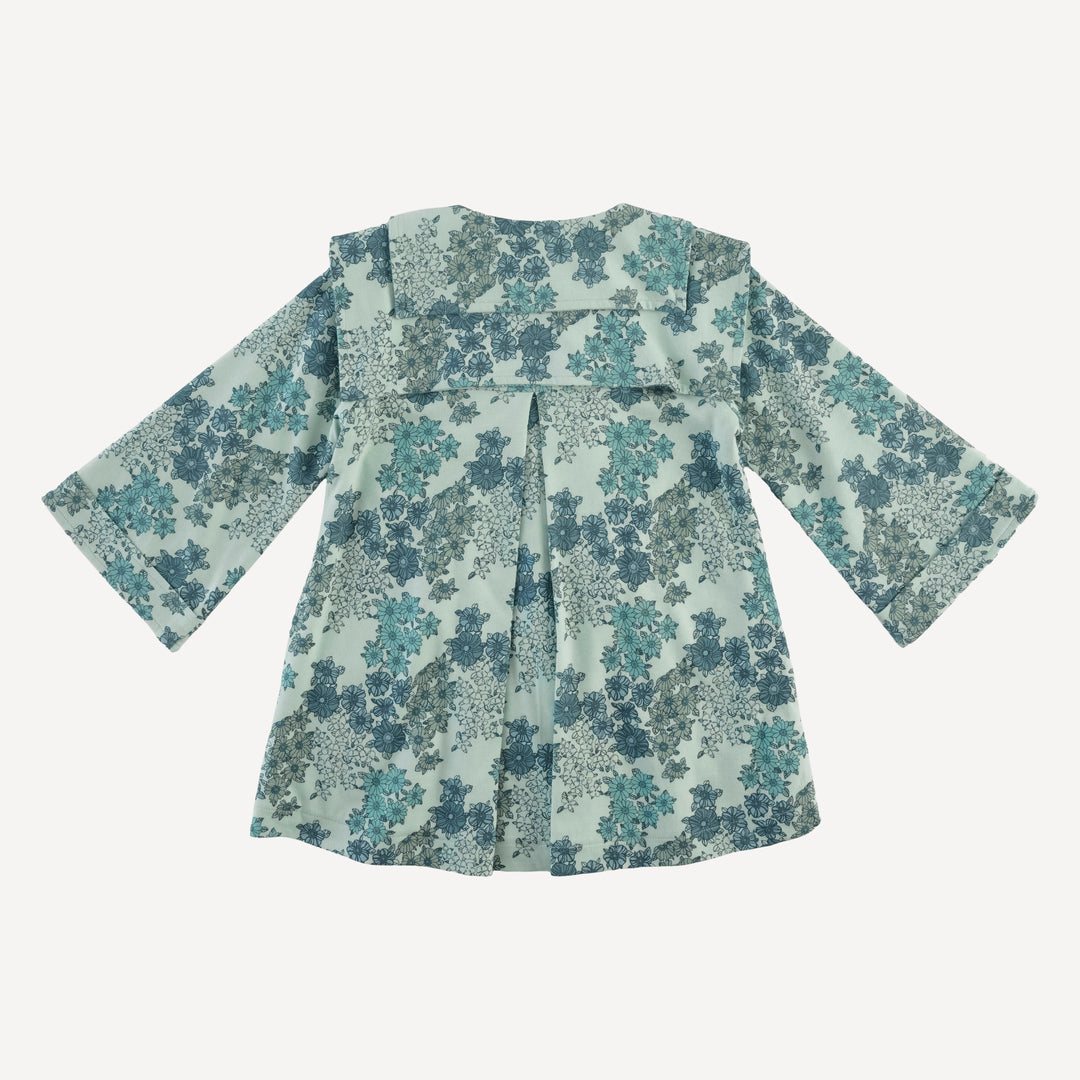 diamond yoke double collar jacket | bluebell wildflower | organic cotton jersey