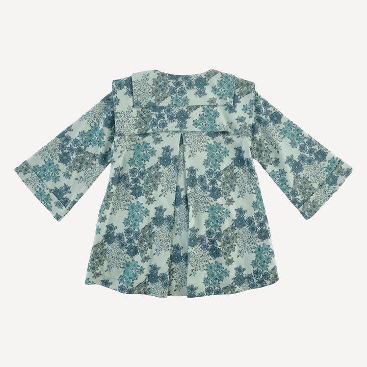 diamond yoke double collar jacket | bluebell wildflower | organic cotton jersey