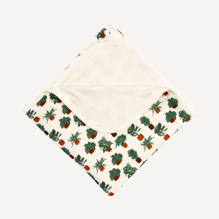 double layer blanket | houseplants | bamboo