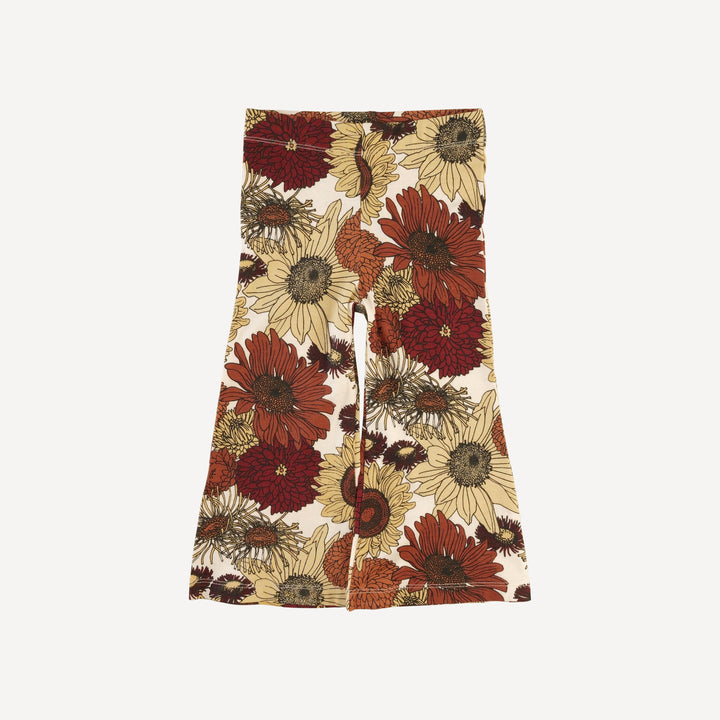 flare leg pant | harvest sunflower | bamboo