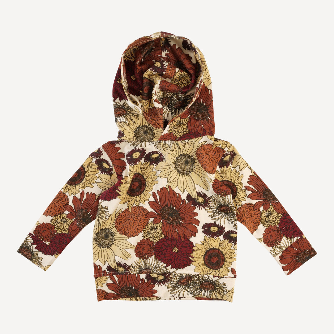 long sleeve essential skinny hoodie | harvest sunflower | bamboo