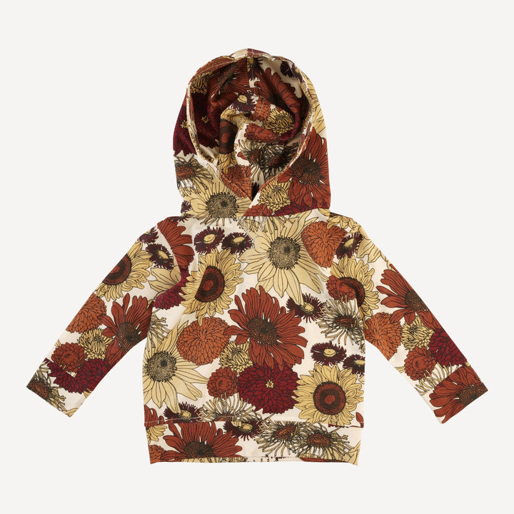 long sleeve essential skinny hoodie | harvest sunflower | bamboo