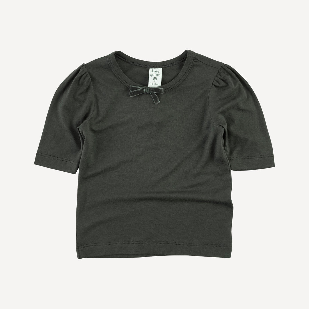 sarah bow top | beluga | bamboo