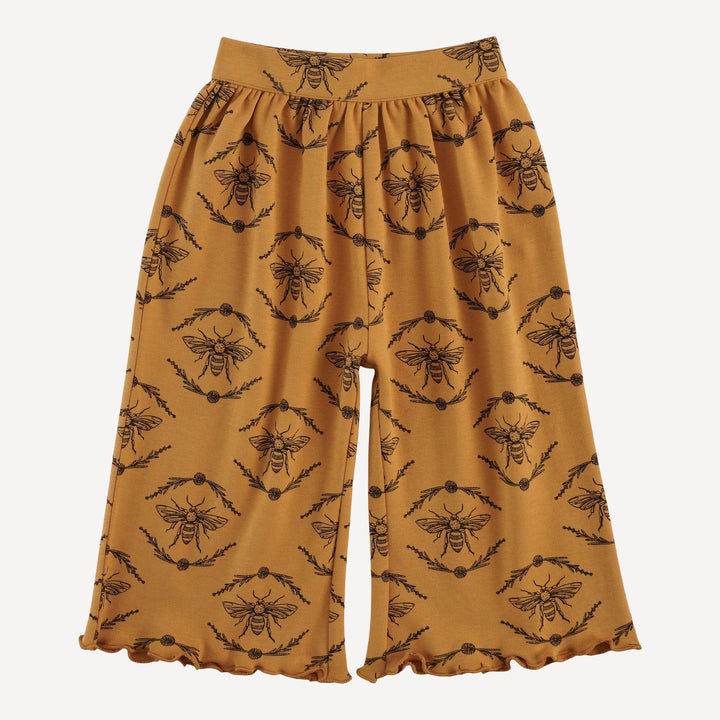 long sleeve jade set | bee floral | organic cotton interlock