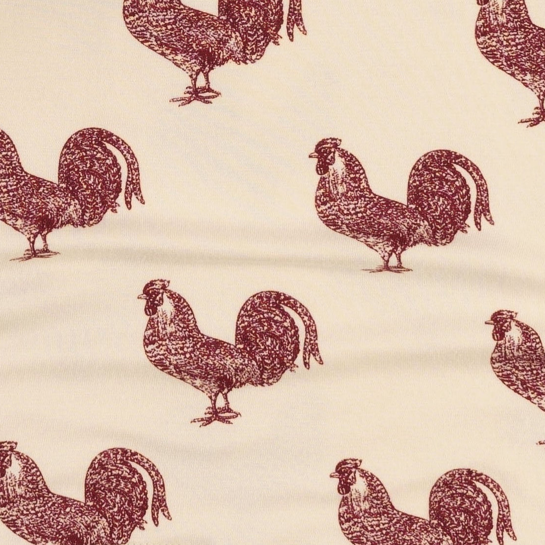 short sleeve essential boxy tee | rooster | bamboo