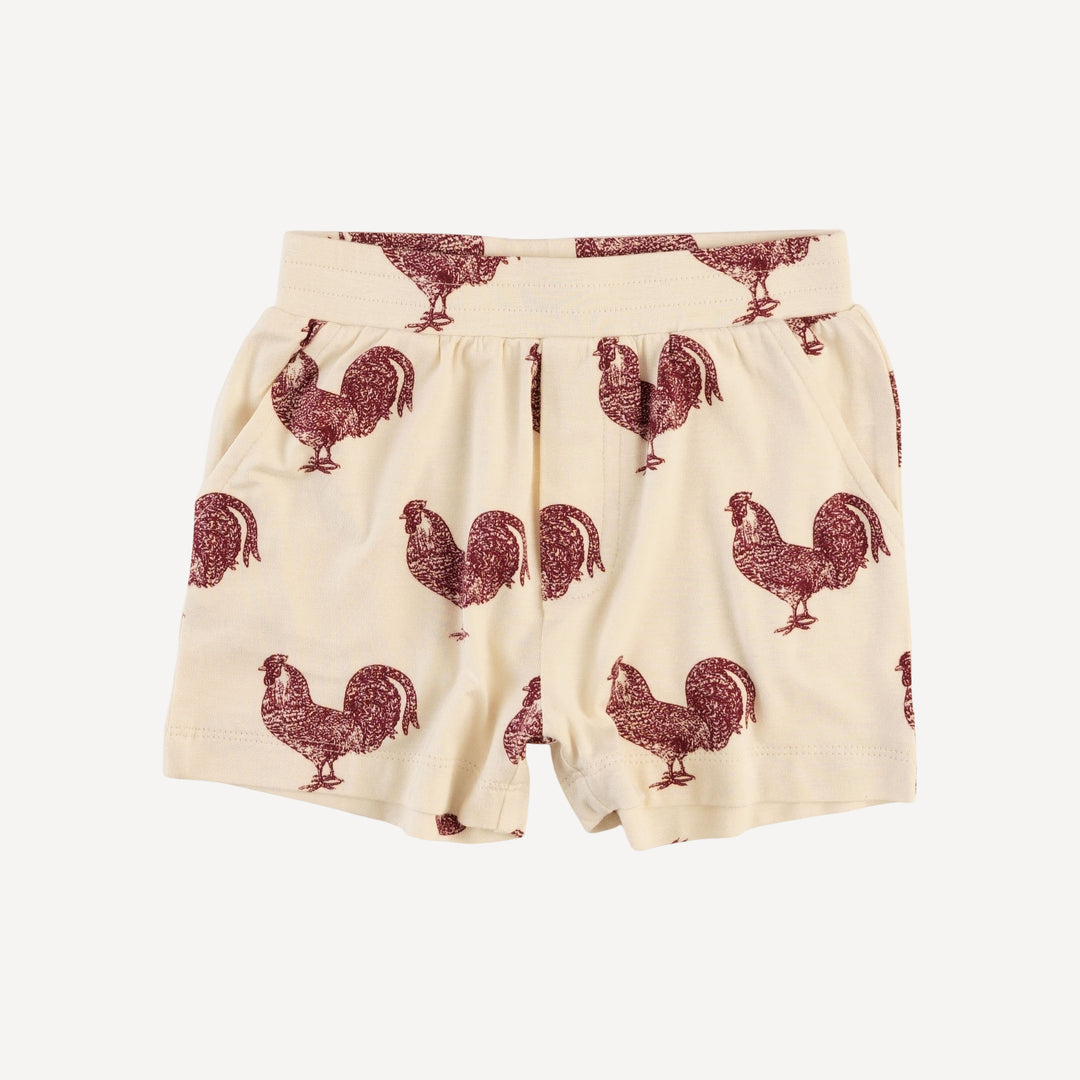topstitch tank + relaxed short set | rooster | bamboo