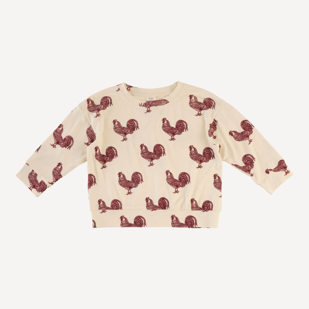 long sleeve cuffed jogger set | rooster | bamboo