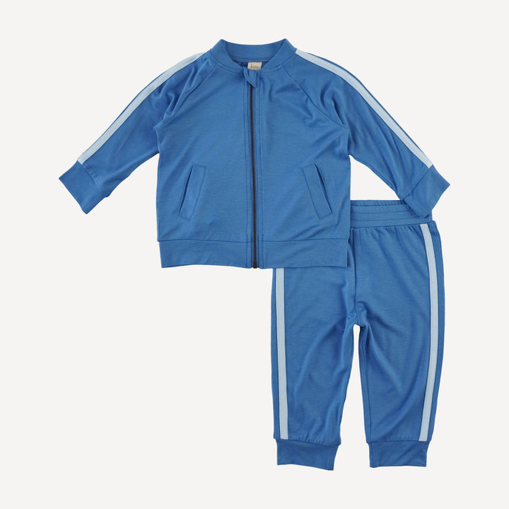 retro stripe track set | regatta | bamboo