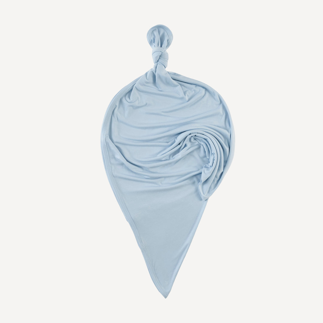 classic single layer blanket | finch blue | bamboo