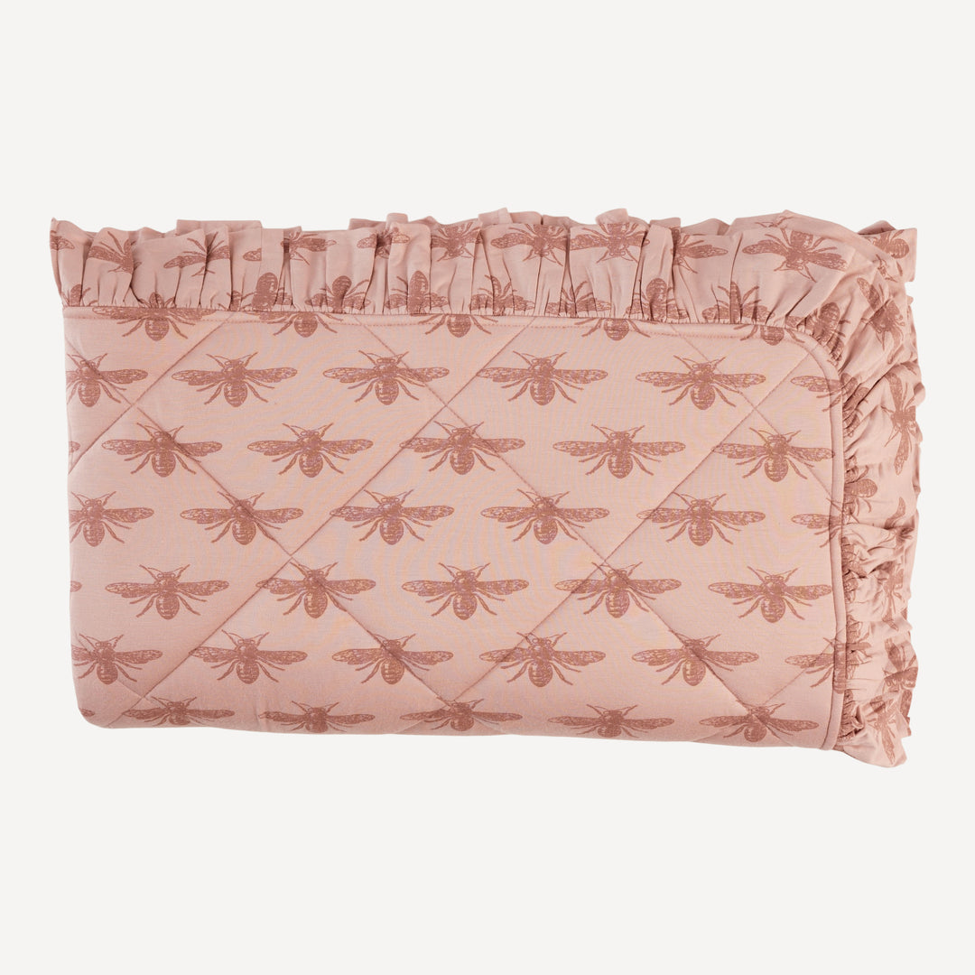 ruffle quilt | rose bee | bamboo
