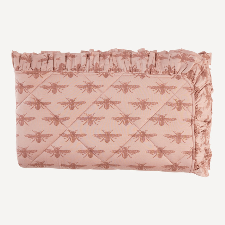 ruffle quilt | rose bee | bamboo