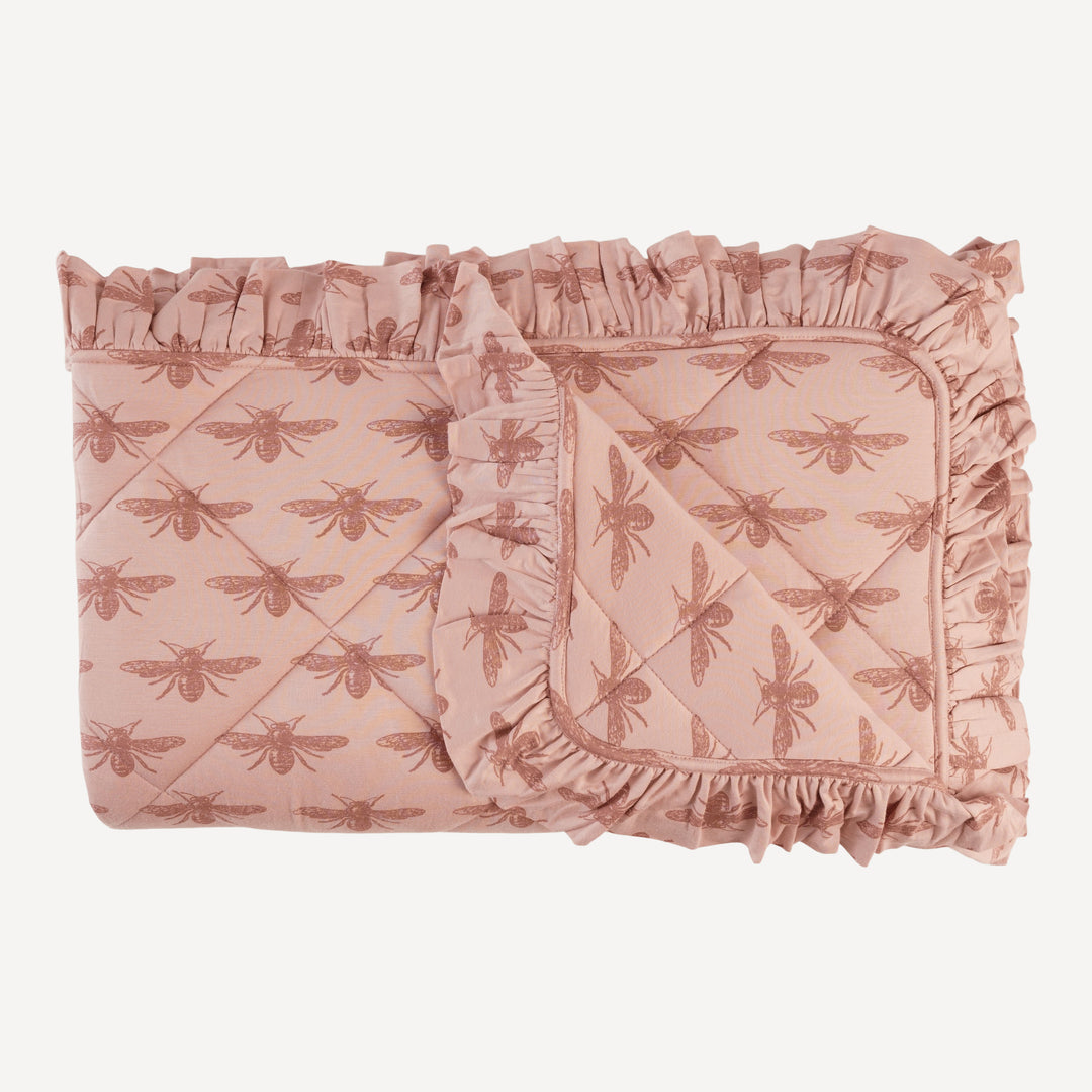 ruffle quilt | rose bee | bamboo